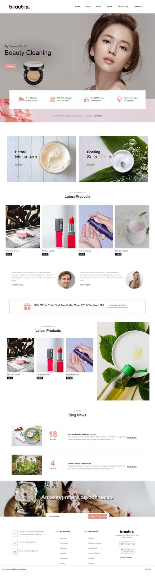 Beautes belle Shopify Theme - gagantesting